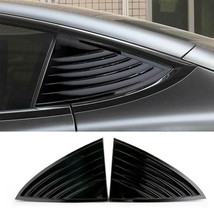 Glossy Black Rear Side Window Quarter Louver For 2017-2021 Tesla Model 3 - £19.66 GBP