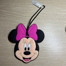 Disney Minnie Mouse W/Bow Pink Travel Baggage Backpack Suitcase Luggage Tag - $20.41 CAD