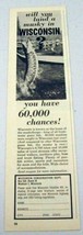 1963 Print Ad Wisconsin Conservation Madison,WI Musky Fishing  - $10.43