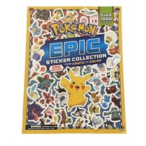 Pokemon Epic Sticker Collection Kanto to Galar 2nd Edition 1000+ Stickers Unused - £7.85 GBP