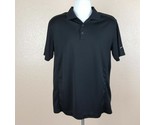 Nike Golf Dri-Fit Polo Shirt Mens Size M Black EUC TC27 - $15.34