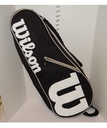 Wilson Single Tennis Racquet Bag Cover ONLY Black white - €21,35 EUR