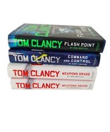 Lot 4 Books Tom Clancy Command and Control Jack Ryan Novel Flash Point C... - £9.43 GBP