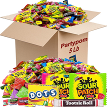 ASSORTED BULK CANDY VARIETY MIX, 5 LB of Assorted Individually Wrapped, ... - $47.82