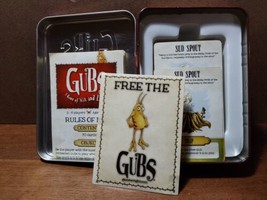 Gubs Card Game of Wit Luck &amp; Strategy GameWright 2011 Metal Tin Complete - £26.00 GBP