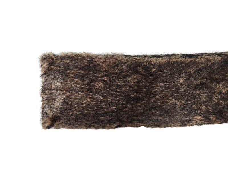 Fur Trim - 4&quot; Wide Brown Fur Trims Faux Fake Fur Trimming By the Yard M4... - $8.99