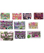 Vera Bradley Euro Wallet Ribbons Tutti Frutti Tea Garden Julep Tulip Mar... - £39.70 GBP