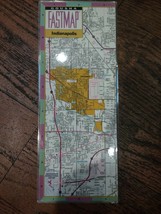 Indianapolis FastMap Laminated Fold Map (FM) - £23.55 GBP