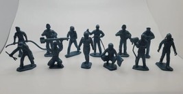 Vintage Marx US Air Force Training Pilot Plastic Figures Lot of 12 Blue ... - $24.55