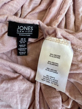 Jones New York Relaxed Fit T-Shirt Medium Short Sleeve Stretch Blouse Top Blush - £5.27 GBP