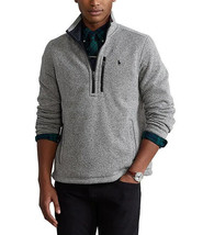 Polo Ralph Lauren Mens Fleece Mockneck Pullover in Andover Heather-Size Small - $89.99