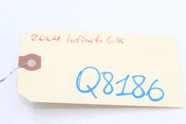 03-06 INFINITI G35 POWER STEERING HOSES LINES Q8186 image 12