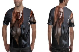 Black Widow  Mens Printed T-Shirt Tee - £11.48 GBP+