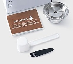 Recafimil Stainless Steel Refillable Coffee Pod For Nespresso VertuoPlus... - $21.77