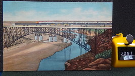 STD Vintage View Rock Island Bridge Golden State LTD Train Crossing Cana... - $4.69