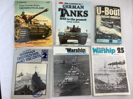 Profile WARSHIP Plus Others Lot of 6 Different Publications Vtg Rare - £31.14 GBP