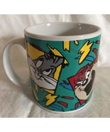 Looney Tunes Mug Bugs Bunny Taz Devil Tweety Sylvester 1993 Sakura Cup - £8.96 GBP