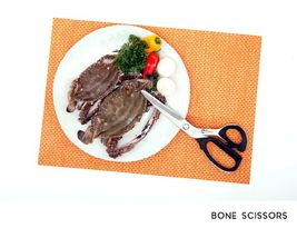 Peace Bone Meat Scissors Shears Kitchen Cutlery Chicken Turkey 4T Sharp Blade image 8