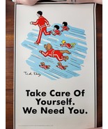 1985 Positive Attitude Poster #520 - Economics Press - Ted Key - Take Care - $54.68 CAD