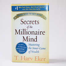 Signed Secrets Of The Millionaire Mind By T. Harv Eker Hardcover Book w/DJ 2005 - £12.34 GBP