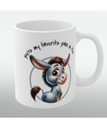 Funny Donkey Mug &quot;You&#39;re My Favorite Pain&quot; Cute Sarcastic Gift 11oz Cera... - €10,44 EUR