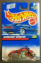 2000 Hot Wheels #240 Scorchin&#39; Scooter Duncans Orange w/MC3 Spoke HW9 - $6.99