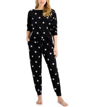 Jenni Womens Star-Print Lounge Set,Black Stars,X-Large - £39.56 GBP