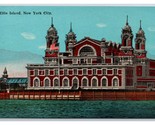 Ellis Isola New York Ny Unp DB Cartolina O15 - $4.04