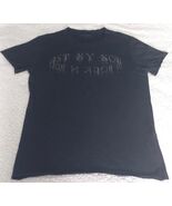 John Varvatos Black Lost My Soul.... Raw Edge 100% Cotton Graphic Tee Sh... - $774.41 MXN