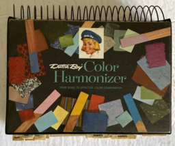 Dutch Boy Color Harmonizer Paint Carpet Samples Decorator Spiral Binding - $54.44