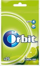 Wrigley&#39;s ORBIT Chewing gum LEMON LIME flavor -25pc-FREE US SHIPPING - $8.37