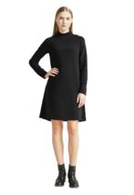 Future Collection Women&#39;s Long Sleeve Mock Neck Open Back A-Line Mini Dress - €14,41 EUR