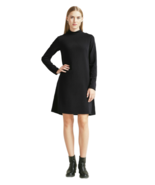 Future Collection Women&#39;s Long Sleeve Mock Neck Open Back A-Line Mini Dress - €14,42 EUR