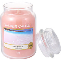 YANKEE CANDLE by Yankee Candle PINK SANDS SCENTED LARGE JAR 22 OZ - £26.66 GBP