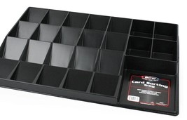 NEW BCW Black Card Sorting Tray Organizer Holder for Sports Trading Cards - £22.15 GBP