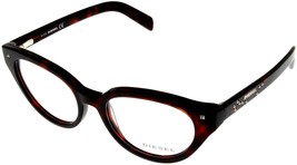 Diesel Women Eyeglasses Frame Red Havana Cateye DL5057 054 - £40.48 GBP