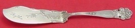 Georgian by Towle Sterling Silver Master Butter Flat Handle Flowers On Blade 7&quot; - £101.20 GBP
