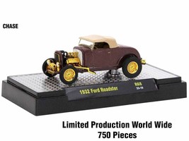 &quot;Auto Meets&quot; Set of 6 Cars IN DISPLAY CASES Release 68 Limited Edition 1/64 Die - £62.65 GBP