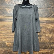 Ronni Nicole Womens Sweater Dress Size 8 Shift Gray Grey 3/4 Sleeves Cozy - $319.30 MXN