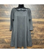 Ronni Nicole Womens Sweater Dress Size 8 Shift Gray Grey 3/4 Sleeves Cozy - $315.27 MXN Ronni Nicole Womens Sweater Dress Size 8 Shift Gray Grey 3/4 Sleeves Cozy - $315.27 MXN
