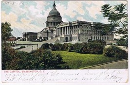 District Of Columbia DC Postcard Washington Capitol Besselman Made In Germany - £1.56 GBP