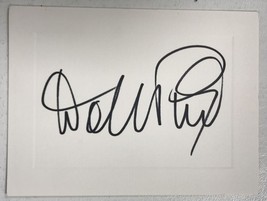 Wolfgang Puck Signed Autographed 4x6 Index Card - $15.00