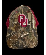 OU Baseball Hat Ball Cap Mens OS Oklahoma Sooners Camo Stitched Collegiate  - $31.57