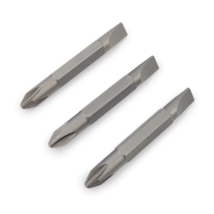 Drill Screw bit set - Solid Steel and Magnetic (3-Pack) - Gato Tools - $9.89