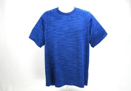 Reebok Men&#39;s Crew Neck Activewear Fitness T Shirt Men&#39;s Sz XL Blue Short... - £15.57 GBP