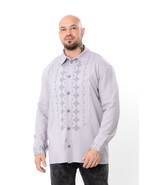 Shirt (men) – Linen Viscose, Long Sleeve, Patterned,, Any season,  Nosi ... - €43,36 EUR+