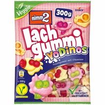Storck Nimm2 LAUGH Gummies YoDinos DINOSAUR gummies -XL 300g -FREE SHIP - £8.56 GBP