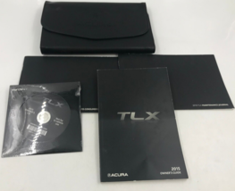 2015 Acura TLX Owners Manual Handbook Set with Case OEM H01B17061 - $58.49