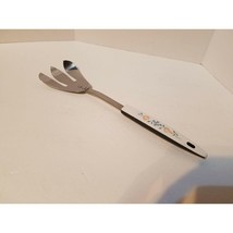 Stainless Steel Salad Server Fork with Fruit Handle 11 1/4&quot; - £9.55 GBP