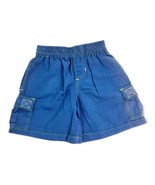 CR Sport Cargo Shorts Boys 12 Months Blue Elastic Waist Pull On Cotton P... - £7.49 GBP